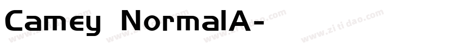 Camey NormalA字体转换